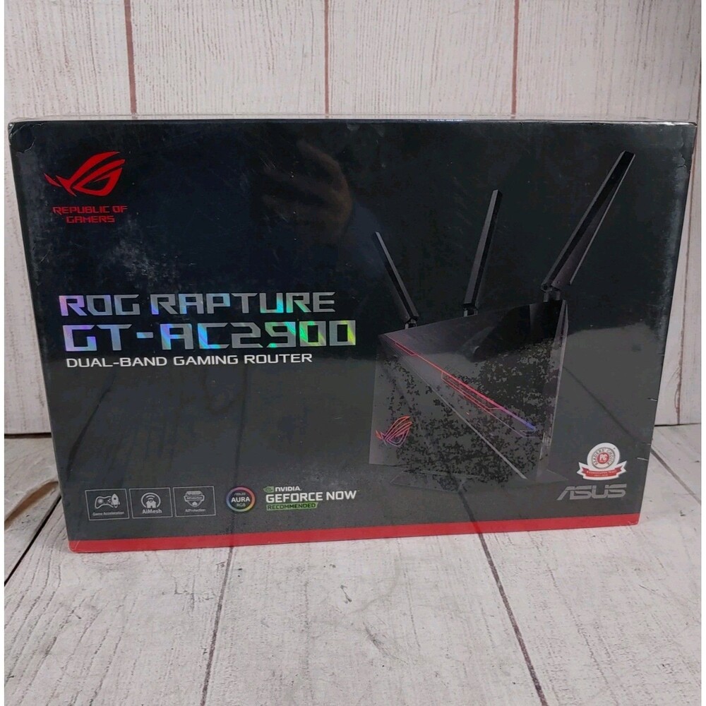 SEALED - ASUS ROG Rapture 4 Port Wireless Gaming Router (GT-AC2900) - BRAND NEW